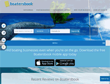 Tablet Screenshot of boatersbook.com